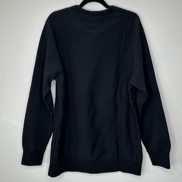 Moncler Black Genius 1952 X Undefeated White Logo Altered Sweatshirt L - Picture 3 of 16